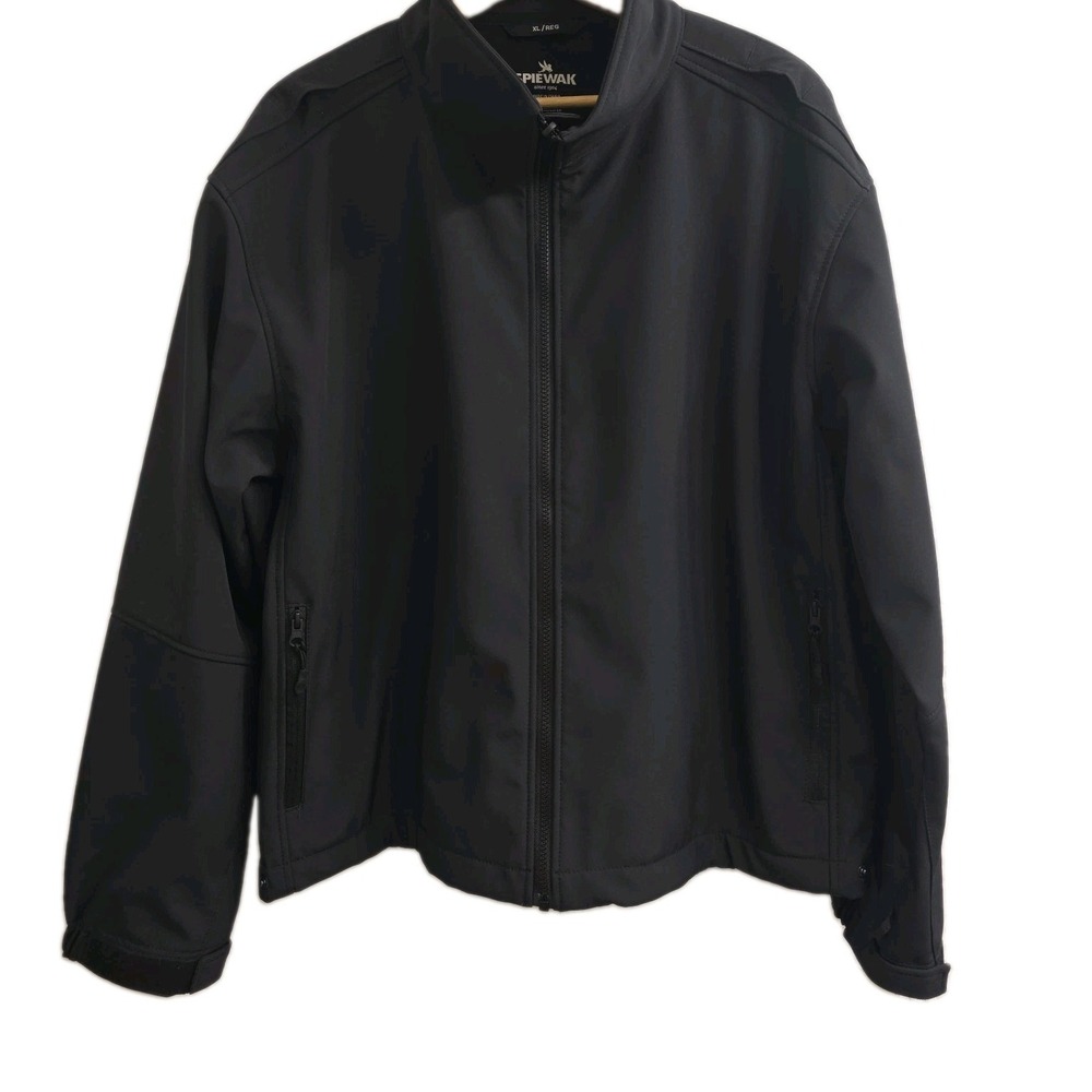 NEW SPIEWAK S318Z BLACK XL SOFTSHELL JACKET WATERPROOF SLEEVE LINED